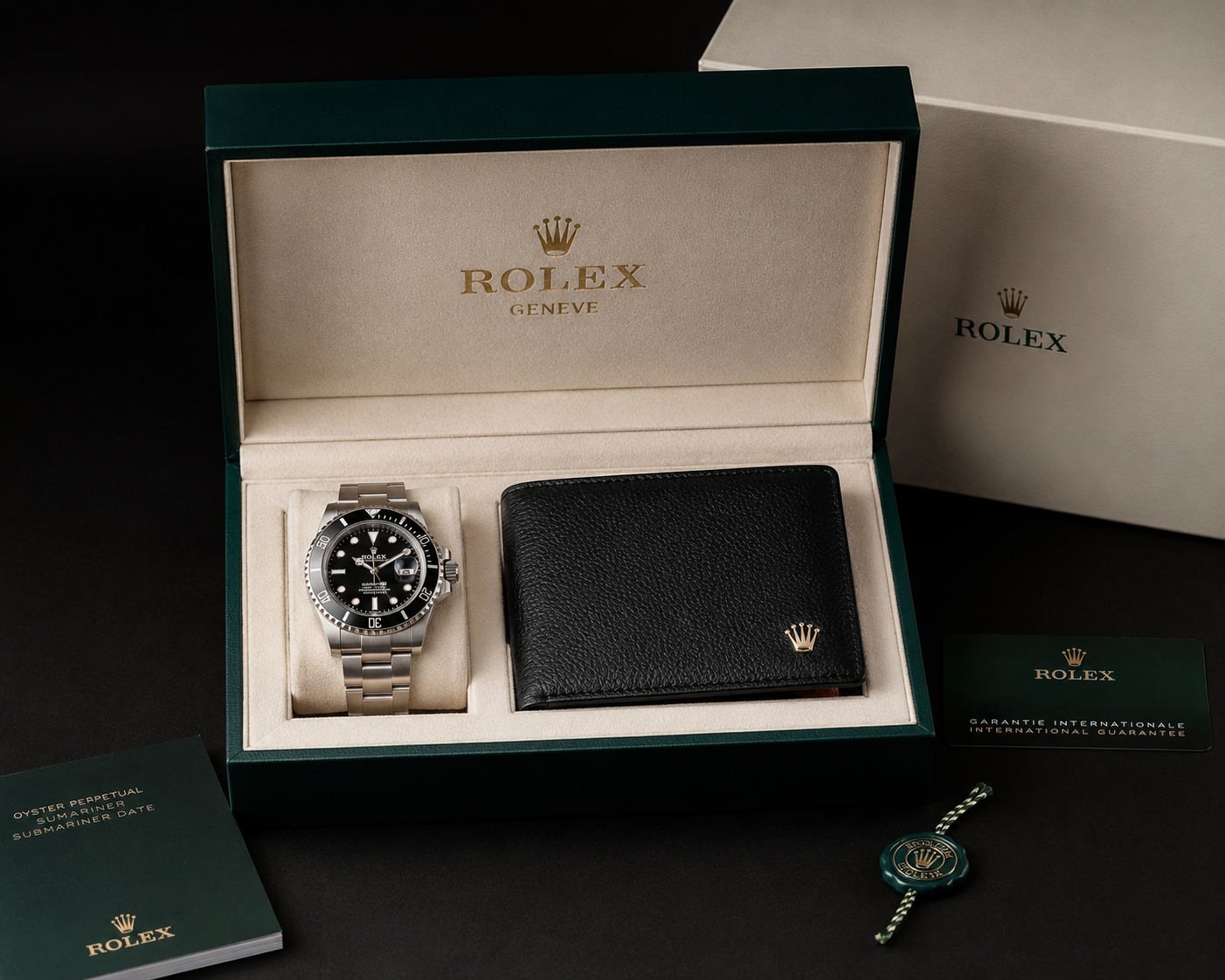 Coffret Prestige Homme – Montre & Portefeuille Luxe⌚🎁