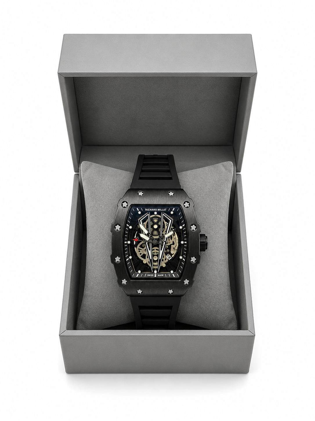 Montre Skeleton Noir Prestige