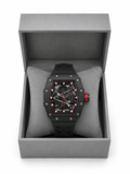 Montre Skeleton Noir & Rouge