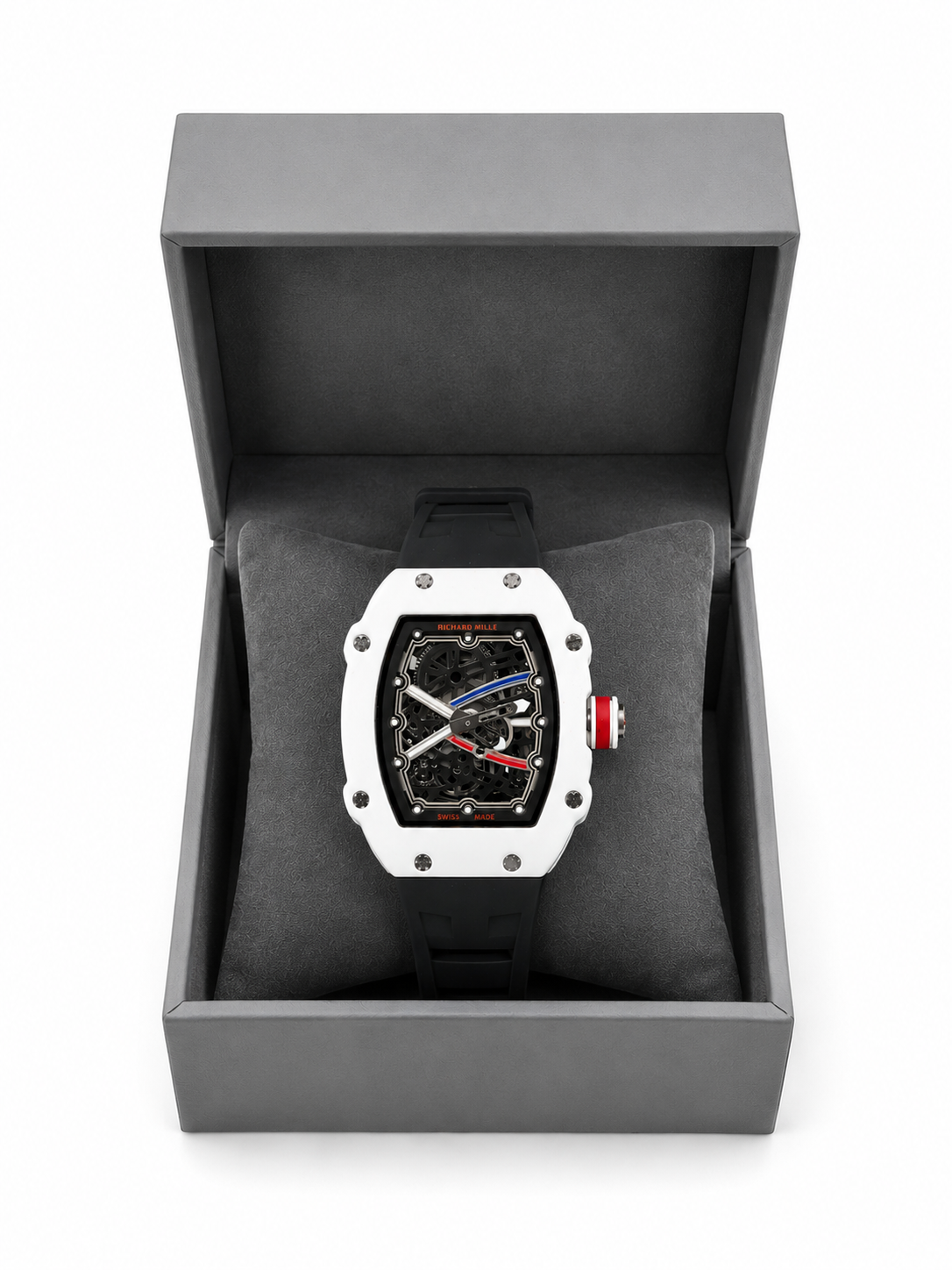 Montre Skeleton Blanc Prestige