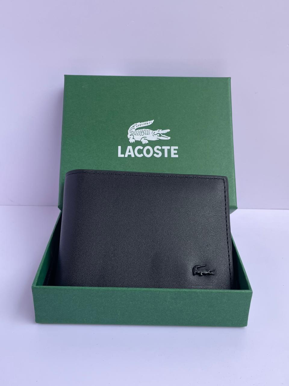 Portefeuille Lacoste Noir