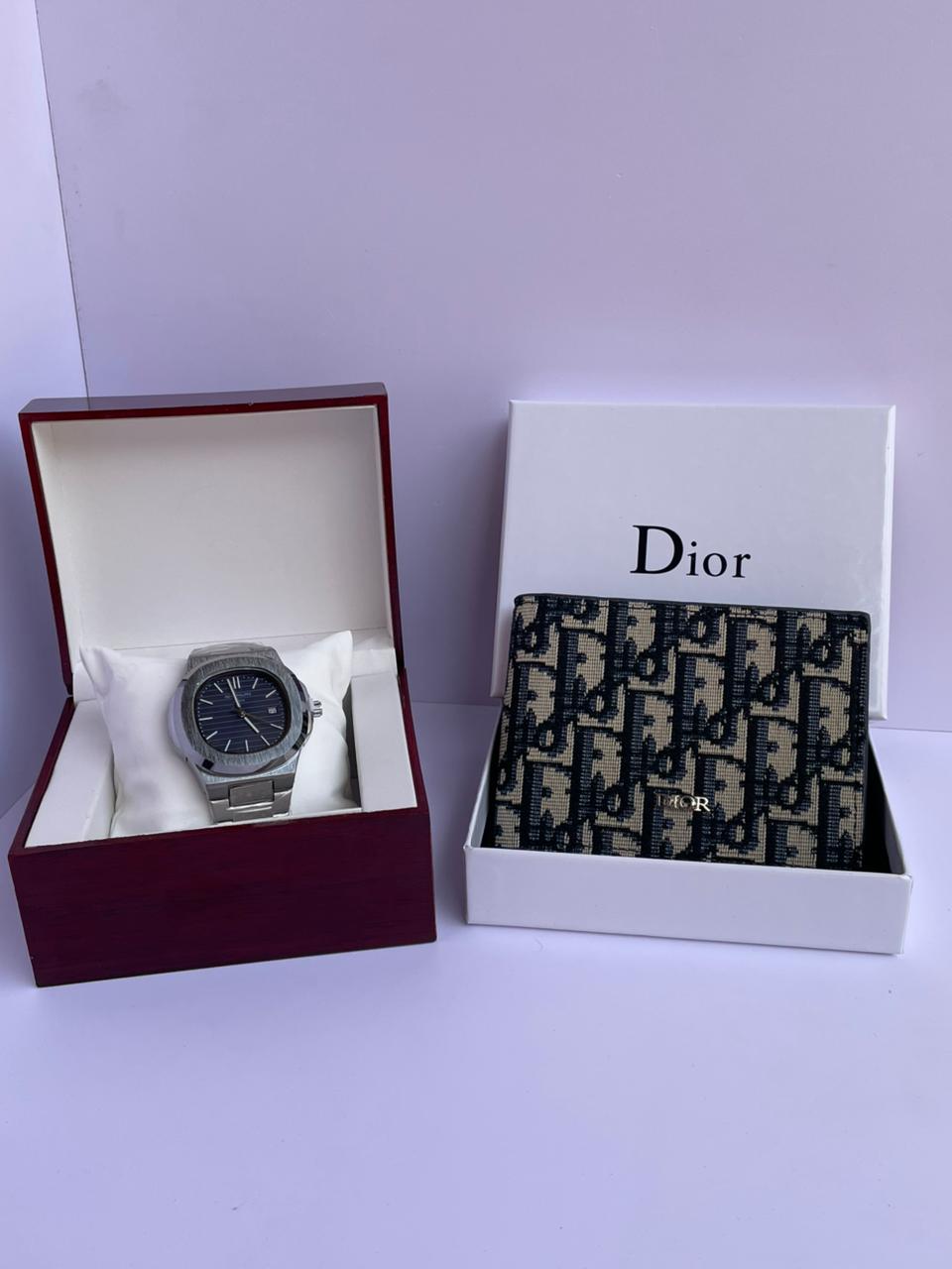 Pack Patek Philippe & Portefeuille Dior Oblique⌚🖤