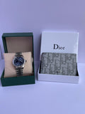 Pack Rolex Datejust & Portefeuille Dior Gris ⌚🖤