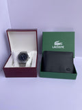 Pack Patek Philippe & Portefeuille Lacoste Noir ⌚🖤