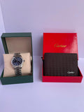 Pack Rolex Datejust & Portefeuille Cartier Marron ⌚🖤