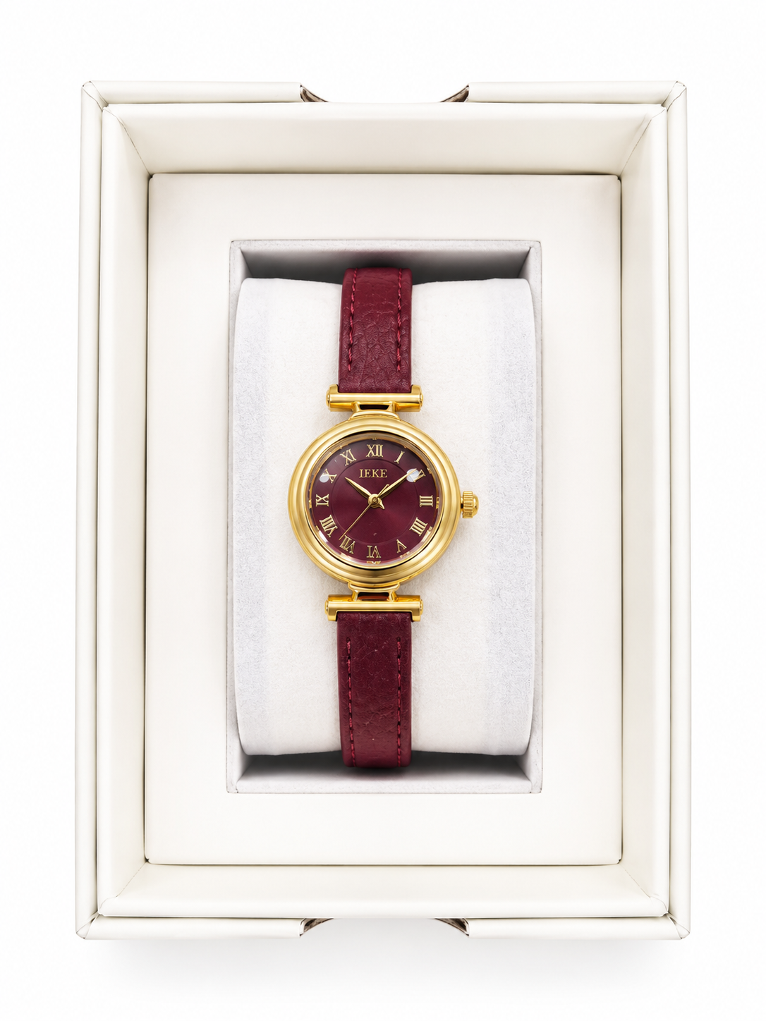 Montre Femme Élégance Bordeaux