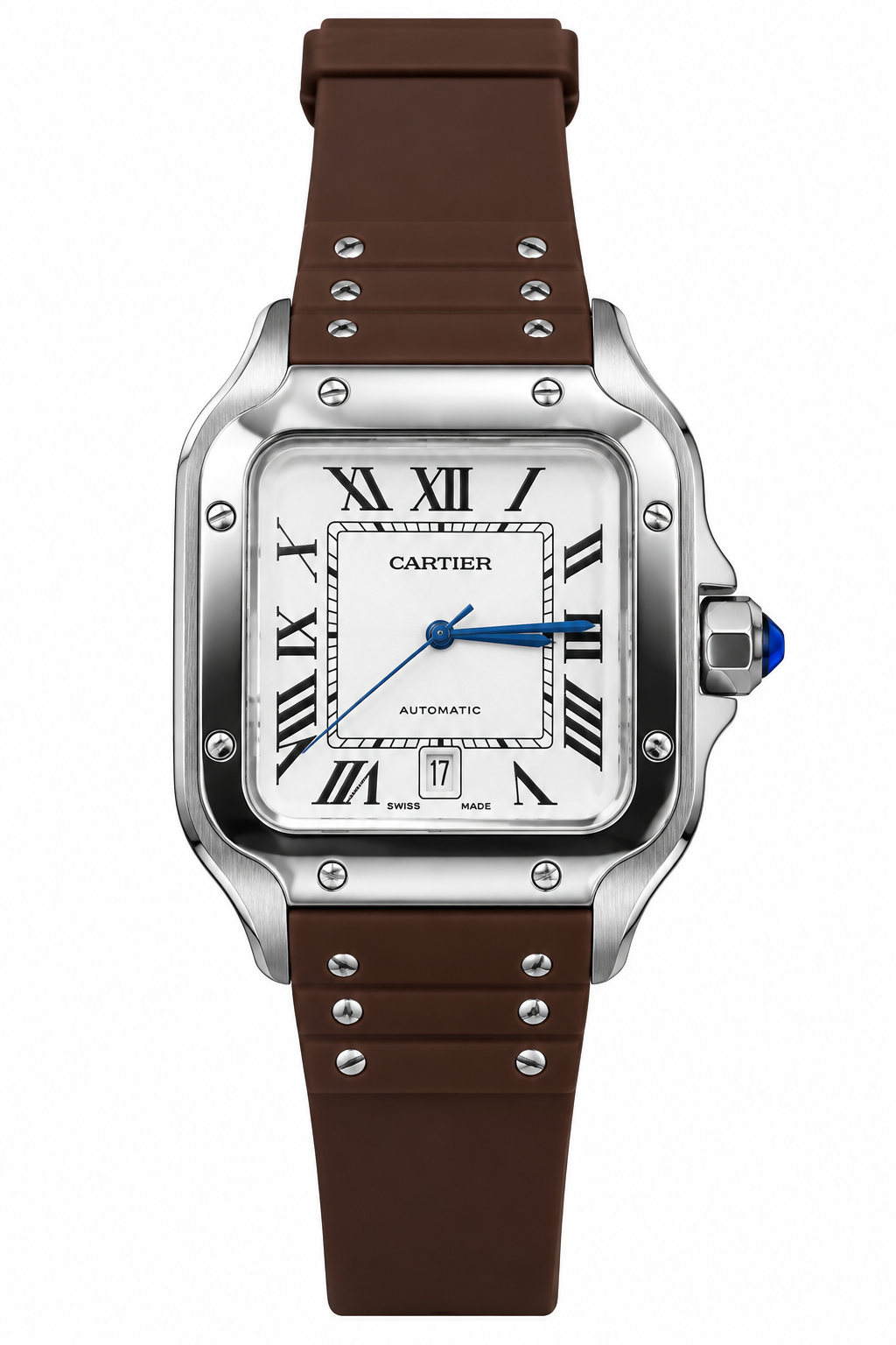 Montre Cartier Santos – Bracelet  en Silicone