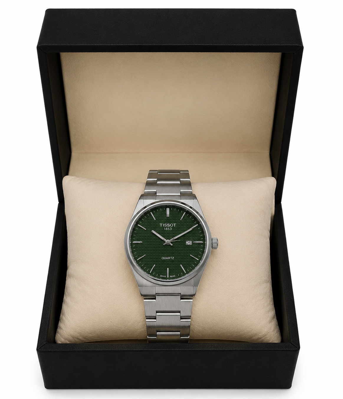 Montre Tissot Acier Inoxydable – Cadran Vert Premium